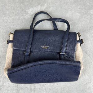 Kate Spade Blue and White Leather Purse Women’s